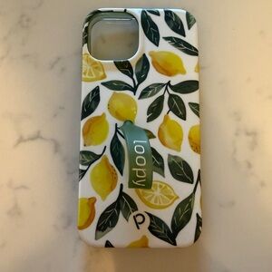 Loopy Case Citrus Delight Phone Cover - White and Yellow